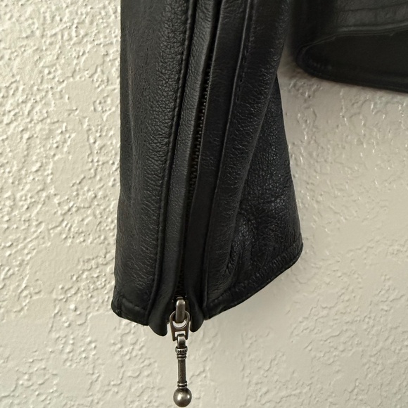Harley Davidson Women’s Genuine Leather Riding Jacket 2009 Black medium - Picture 10 of 16
